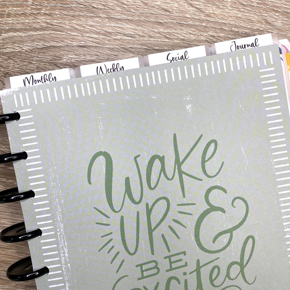 Clear Frosted Tabbed Dividers