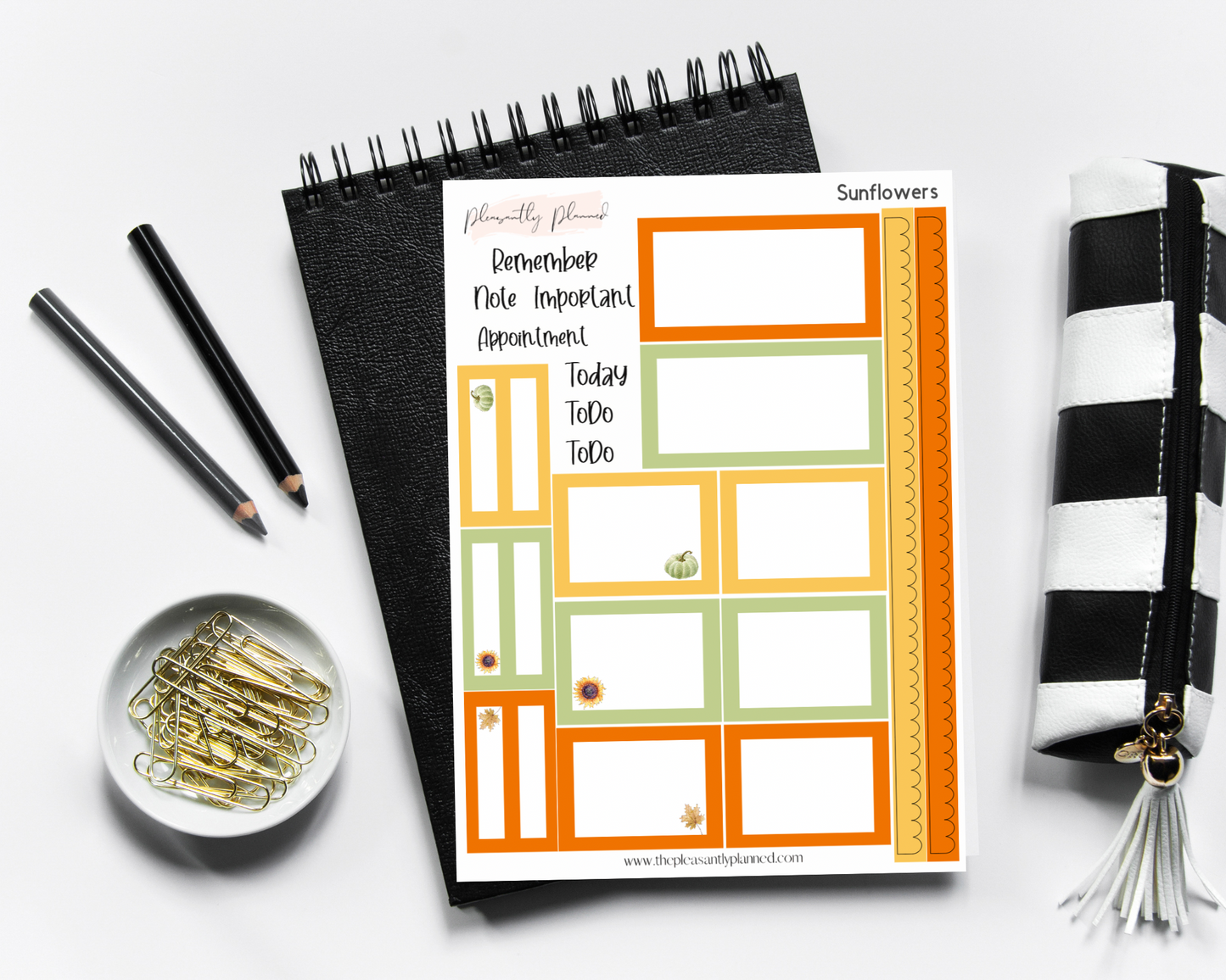 Sunflowers Sticker Kit