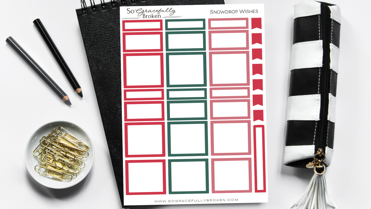 Snowdrop Wishes Boxes