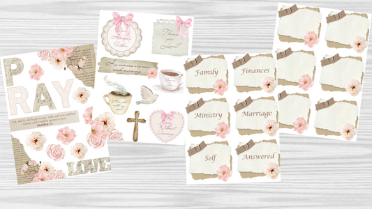 Prayer Board Kit Blush PDF Printable