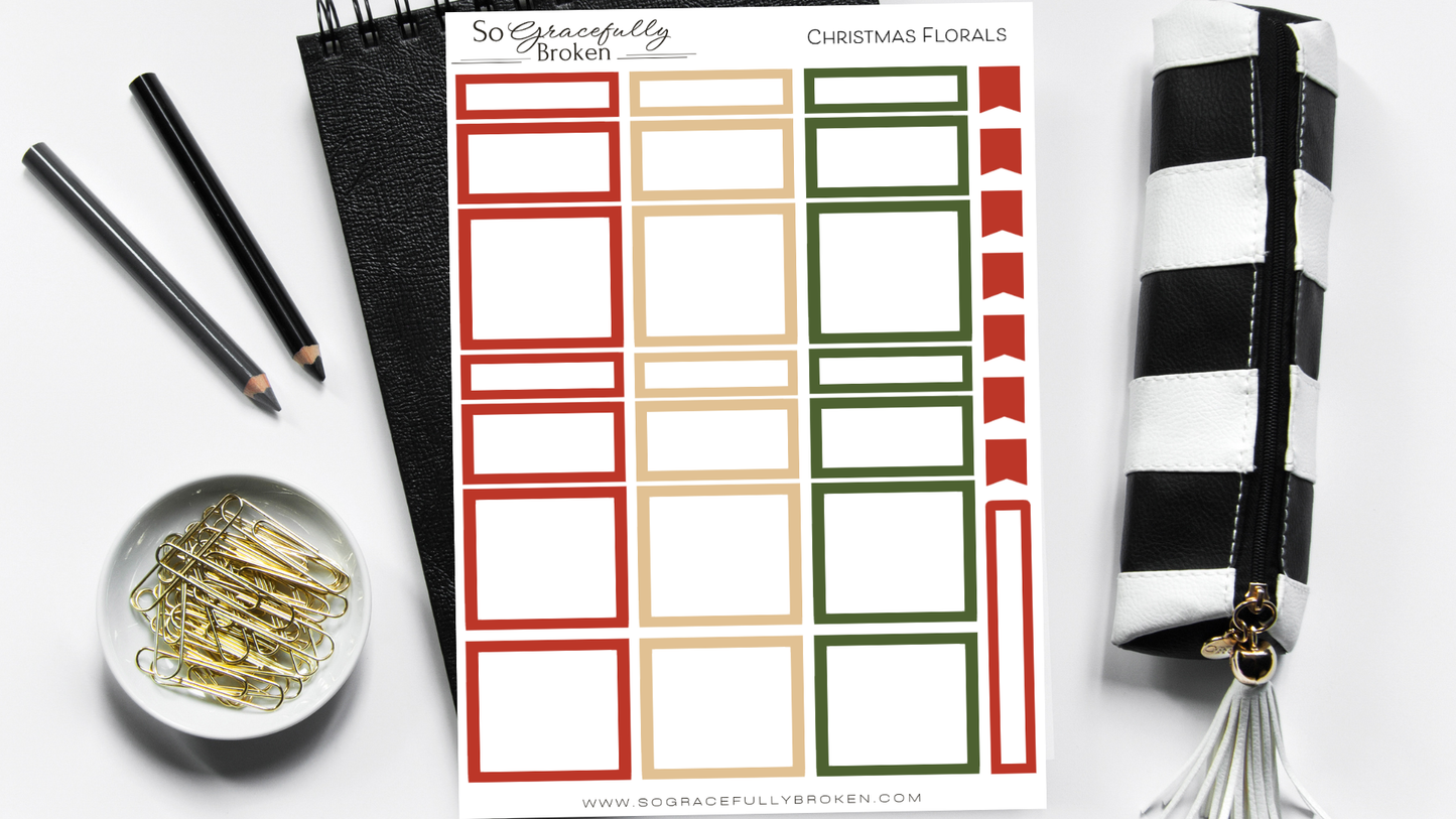 Christmas Florals Boxes