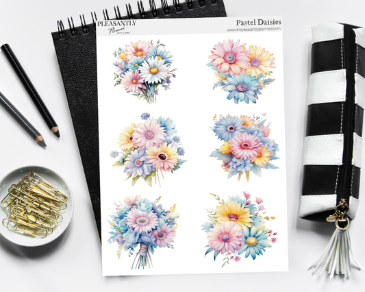 Pastel Daisies