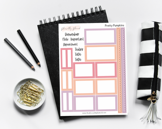 Pretty Pumpkins Sticker Kit