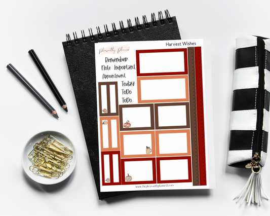 Harvest Wishes Sticker Kit